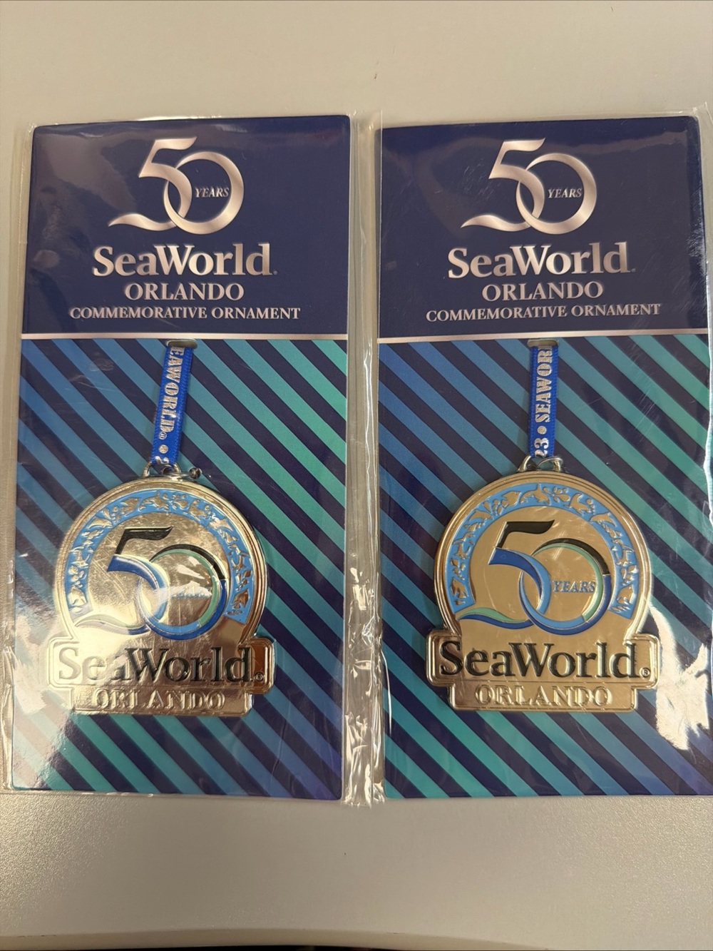 2023 Sea World Orlando 50th
Anniversary Metal
Commemorative Ornament